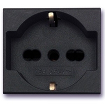 Presa schuko bipasso 2 moduli