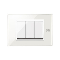 Placca Expì vetro Bianco...