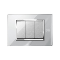 Placca Expì vetro Grigio...