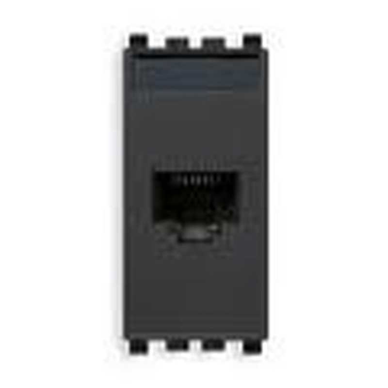 Presa Vimar Eikon RJ45 Netsafe Cat5e UTP grigio