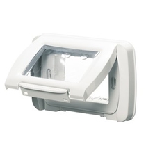Placca Stagna Autoportante 3 posti - Bianco Nuvola  Serie Civili Gewiss System GW22451