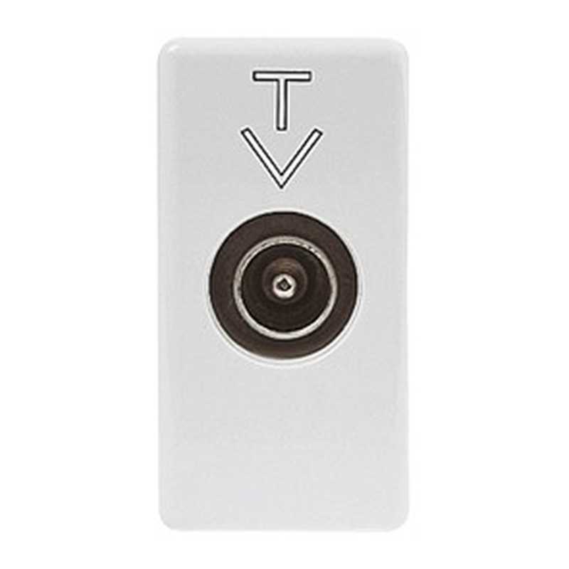 Presa TV/Sat Coassiale diretta - Connettore Iec Maschio 9.5mm - Classe A GW20381