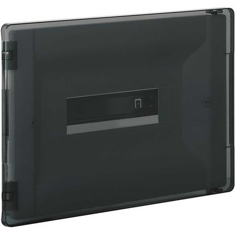 Centralino da incasso Bticino F315P12 con portello fumè per 12 moduli DIN da completare con scatola F315SC12 o F315S12