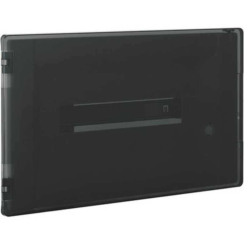 Centralino da incasso Bticino  con portello fumè per 18 moduli DIN da completare con scatola F315SC18 o F315S18