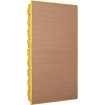 Scatola da incasso gialla per centralini da incasso LINEA SPACE 72 moduli DIN su 4 file F315S72