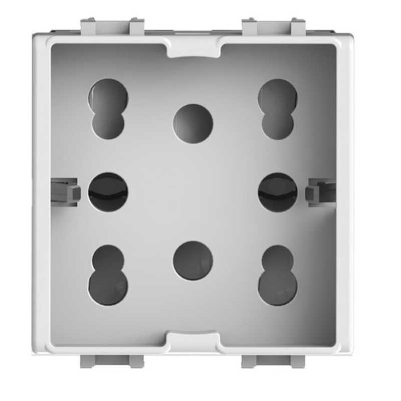 Presa Bipasso e Schuko Side Bianca per Vimar Plana  4Box 4B.V14.H21