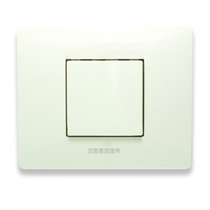 Placca Master Mix 21MX102 in tecnopolimero Bianco aspen 2 posti