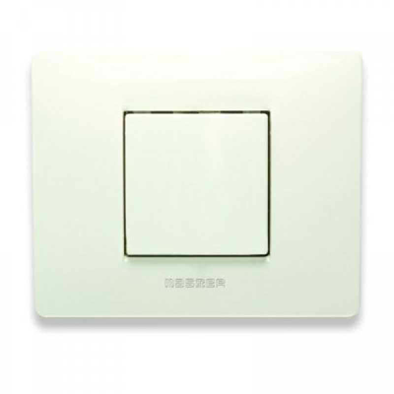Placca Master Mix 21MX102 in tecnopolimero Bianco aspen 2 posti
