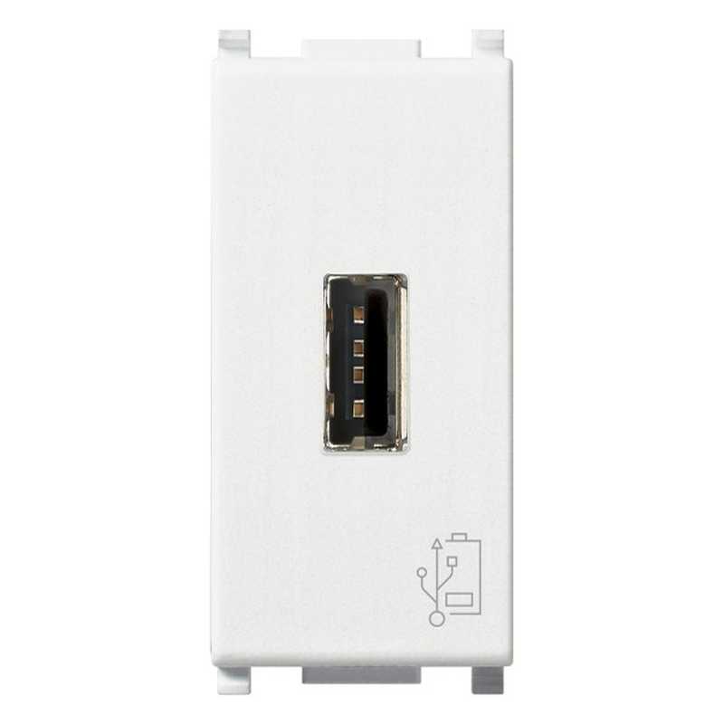 Presa di alimentazione 1 modulo USB 5V 1,5A Vimar Plana 14292