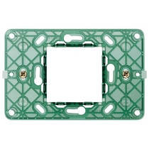 Supporto 2 moduli centrali Vimar Plana per scatole rettangolari 14612