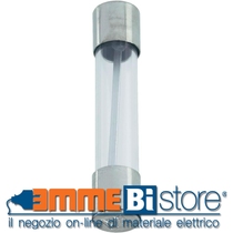 Fusibile in vetro cilindrico  misura 6,3x32 mm 5 A
