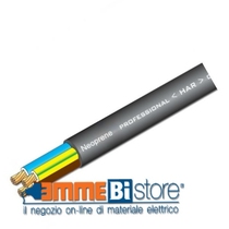 Cavo Neoprene o Policloroprene 3x1,5 con giallo verde