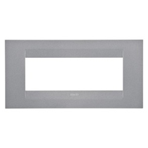 PLACCA 6 MODULI GEO PER GEWISS CHORUS GW16406VT  TITANIO