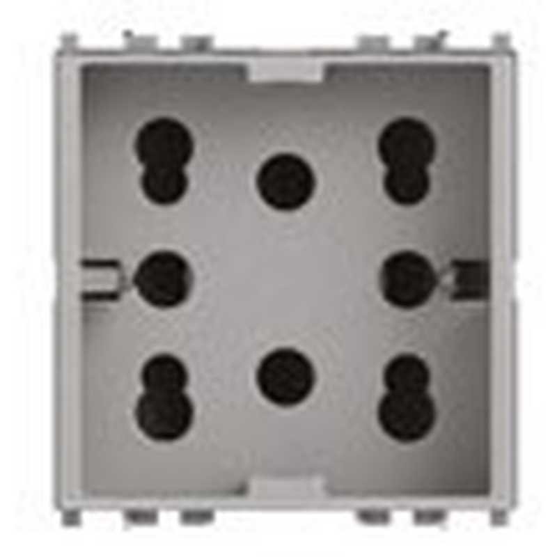 Presa Bipasso e Schuko Side Tech per LIght Tech Bticino  4Box 4B.NT.H21