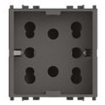 Presa Bipasso e Schuko Side Grigia per Arke' 4Box 4B.V19.H21