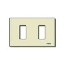 Placca Vimar 8000 2 moduli alluminio a scatto oro 08636