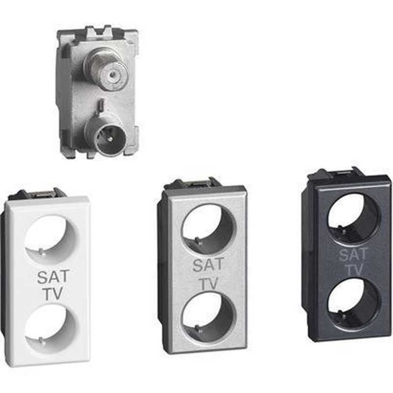 Presa TV/SAT Demiscelata Derivata Serie Civili Bticino Axolute H4214D