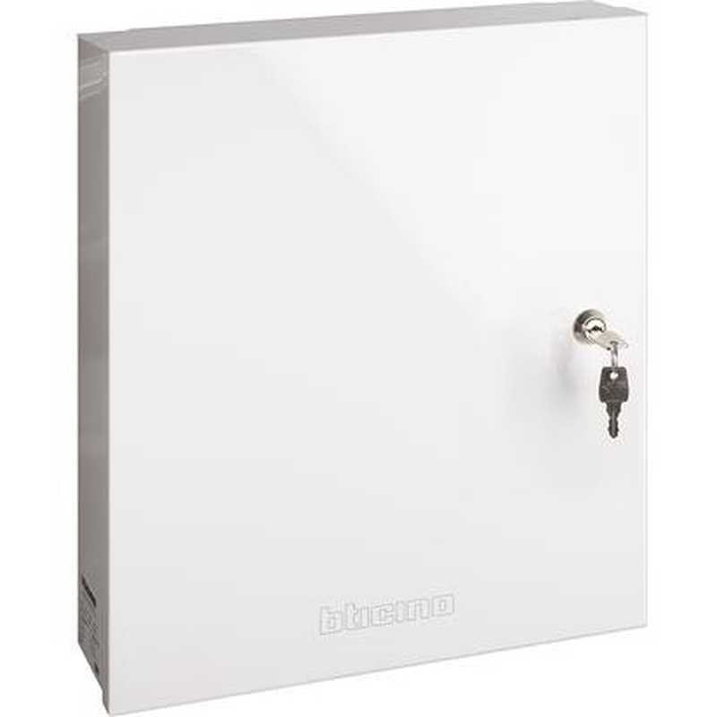 Contenitore metallico con chiave per centrali e Moduli di espansione Bticino 4211