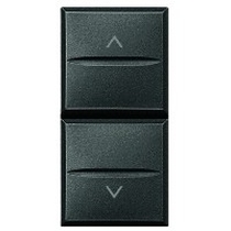 Doppio pulsante NO interbloccati Bticino Axolute HS4037