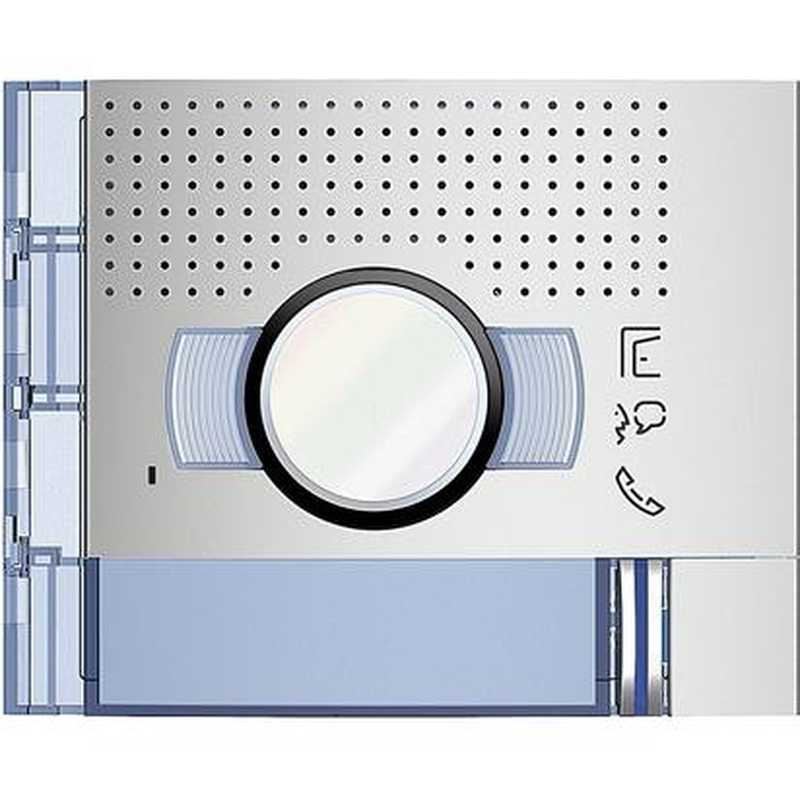 Frontale audio video 1 Pulsante in metallo per Sfera New Bticino 351211