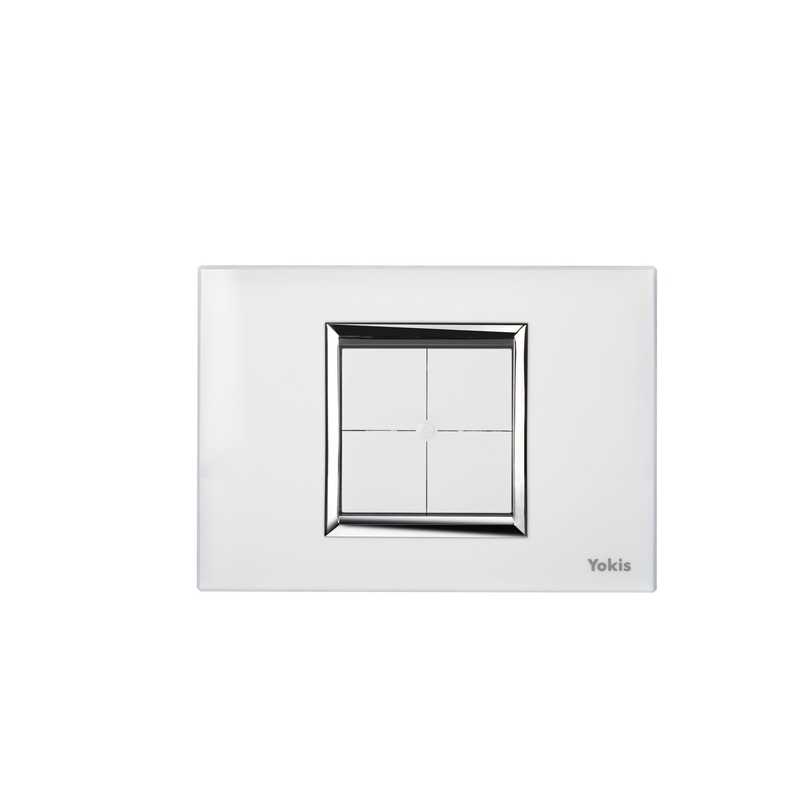 Telecomando via radio  appoggio parete 4 pulsanti TLM4T503 Yokis 5454602