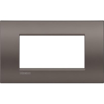 Placca 4 posti quadra argilla LivingLight Air LNC4804CY