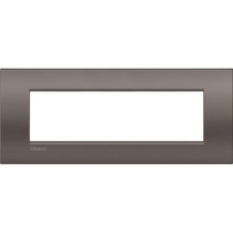 Placca 7 posti quadra argilla LivingLight Air LNC4807CY