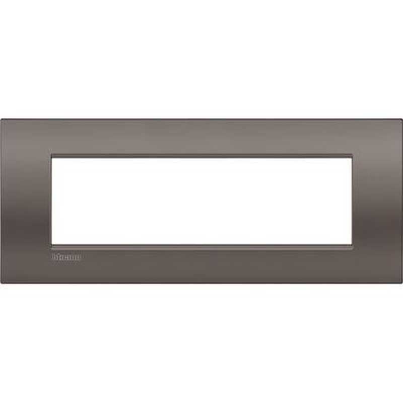 Placca 7 posti quadra argilla LivingLight Air LNC4807CY