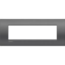 Placca 7 posti quadra street LivingLight Air Bticino LNC4807ST