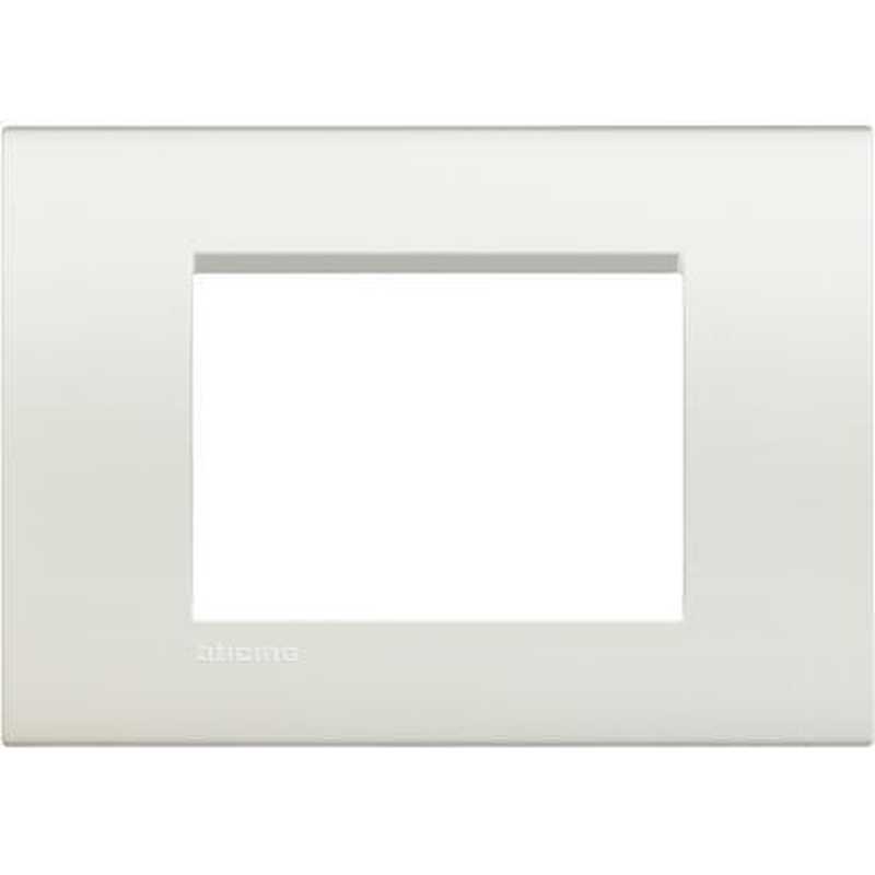 Placca Bticino Living Light 3 Posti Bianca LNA4803BI