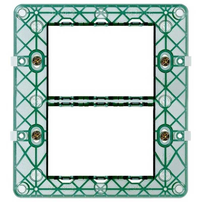 Supporto VIMAR PLANA 3+3 Moduli +viti 14619