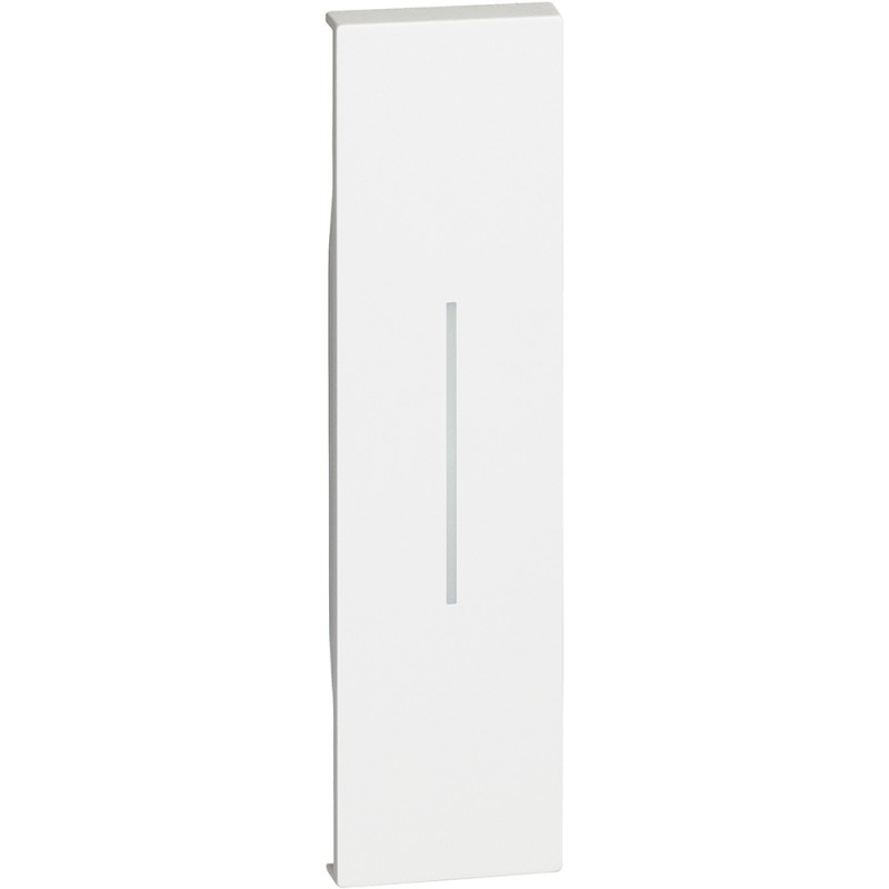 Cover illuminabile per comandi un modulo colore bianco Bticino Living Now KW01