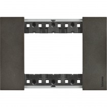 Placca Space  Bticino Living Now tre posti Zama KA4803NG