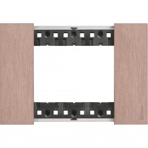 Placca Rame Bticino Living Now tre posti Zama KA4803ZM