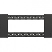 Placca Nero Bticino Living Now sei posti tecnopolimero KA4806KG