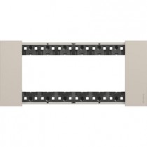 Placca Sabbia Bticino Living Now sei posti tecnopolimero KA4806KM