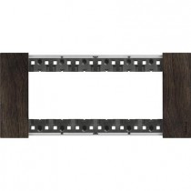 Placca Noce Bticino Living Now sei posti legno KA4806LG