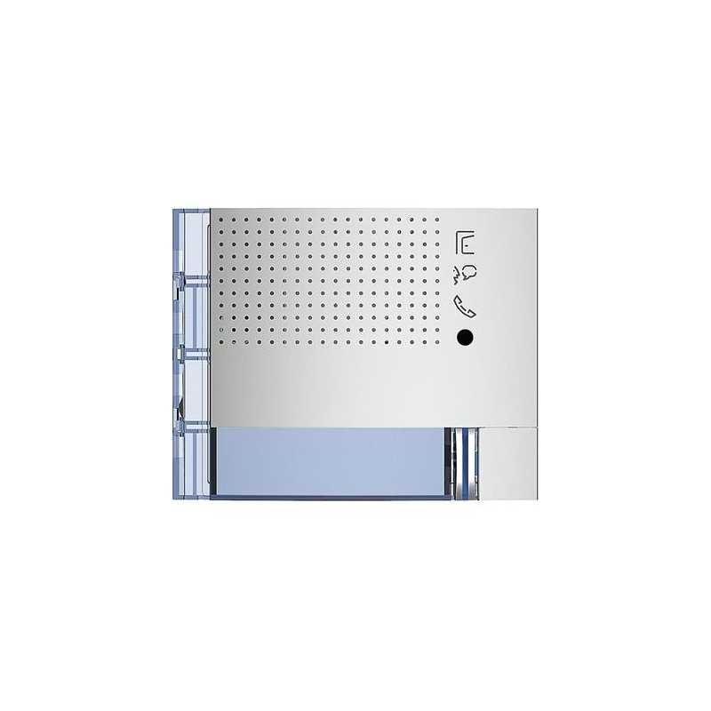 Frontale modulo fonico a 1 pulsante finitura Allmetal Bticino 351111