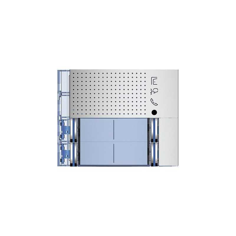 Frontale modulo fonico a 4 pulsanti finitura Allmetal Bticino 351181
