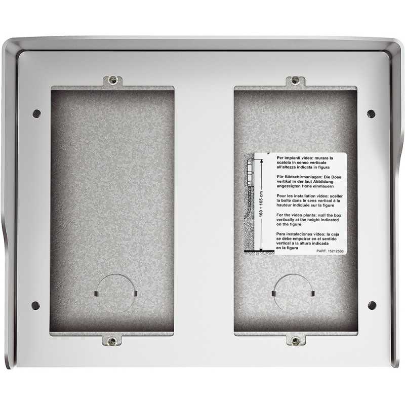 Scatola fuori muro 4 moduli con tetto antipioggia AllMetal Bticino 350641