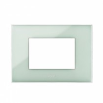 Placca Young Ave per sistema 44 colore Salvia a 3 posti 44PJ03SAL