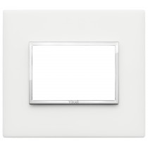 Placca Vimar Eikon Evo Corian Glacier Ice 3 moduli codice 21653.41