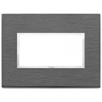 Placca Vimar Eikon Evo Pietra Ardesia 4 moduli 21654.52