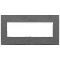 Placca Vimar Eikon Evo Pietra Ardesia a spacco 7 moduli 21657.52