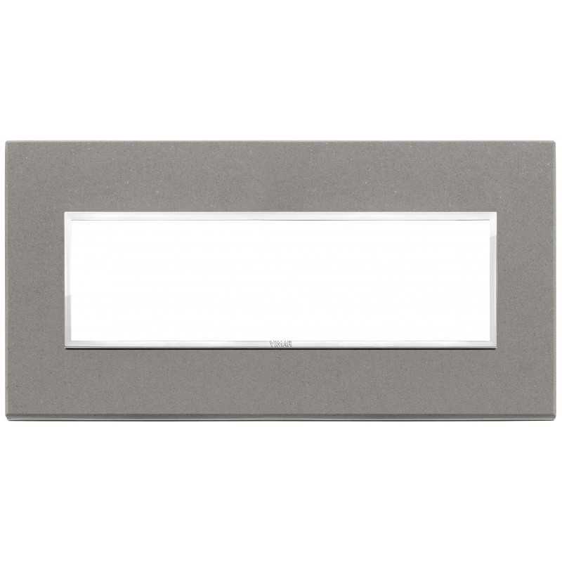 Placca Vimar Eikon Evo Pietra Quarzite Grigia 7 moduli codice 21657.53
