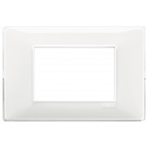 Placca Vimar Plana 3 moduli Reflex neve in tecnopolimero 14653.41