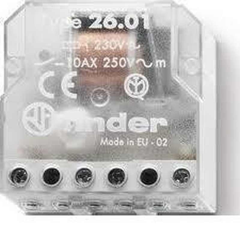 RELE' AD IMPULSI (PASSO-PASSO) INTERRUTTORE FINDER SERIE 26 26018230