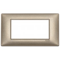 Placca 4 moduli bronzo metallizzato Vimar Plana 14654.70
