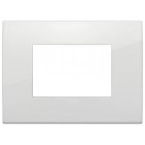 Placca Classic Vimar Arkè  3 moduli metallo polar codice 19653.06