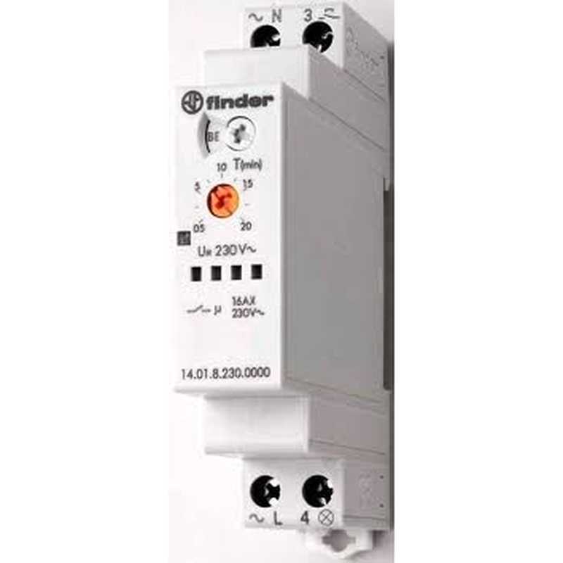 TEMPORIZZATORE LUCE SCALA 1 MODULO DIN FINDER 14.01